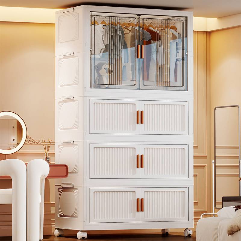 Closet Organizer Baby - Foldable Storage Cabinet for Baby Clothes