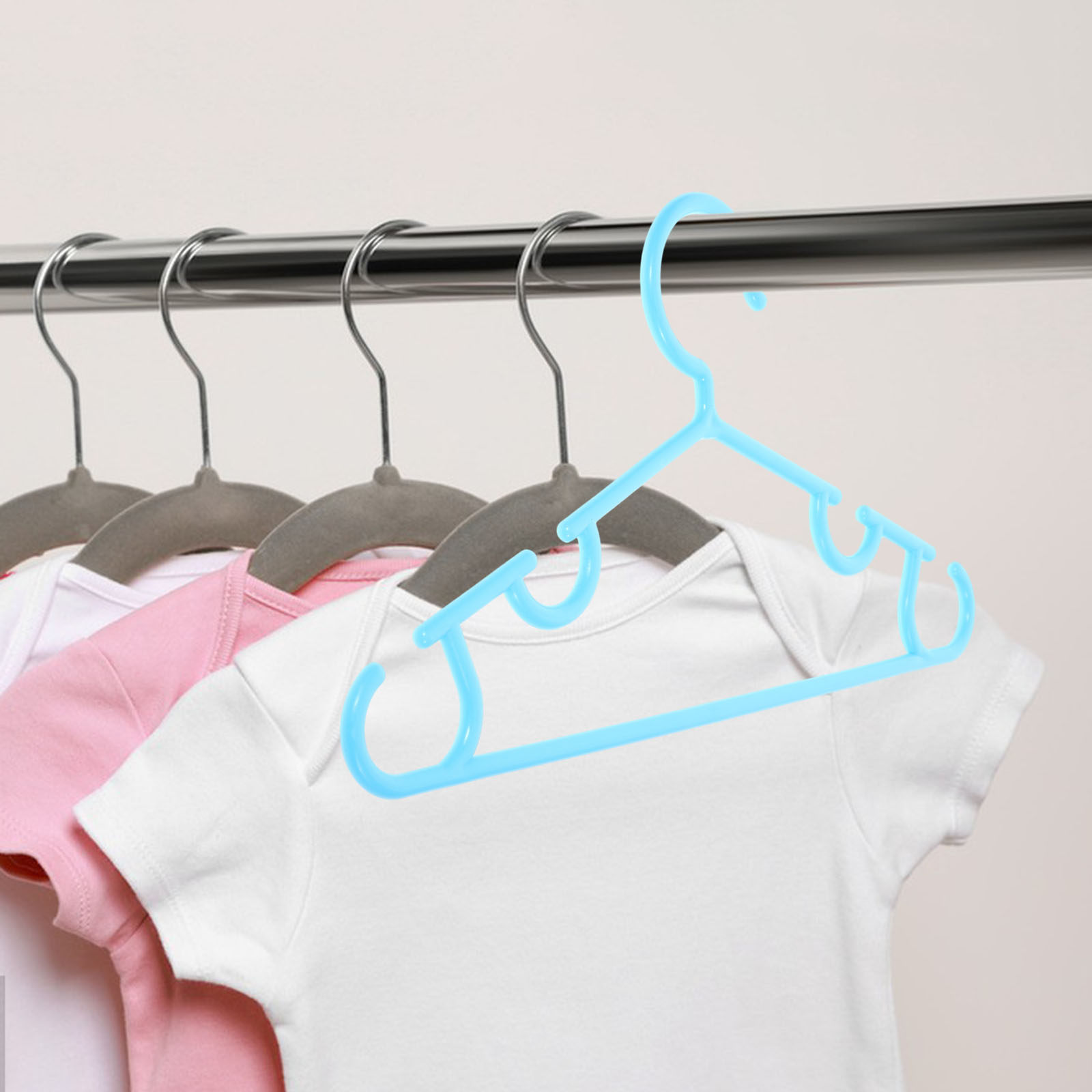 Closet Organizer Baby - 10Pcs Heavy Duty Baby Hangers Nonslip