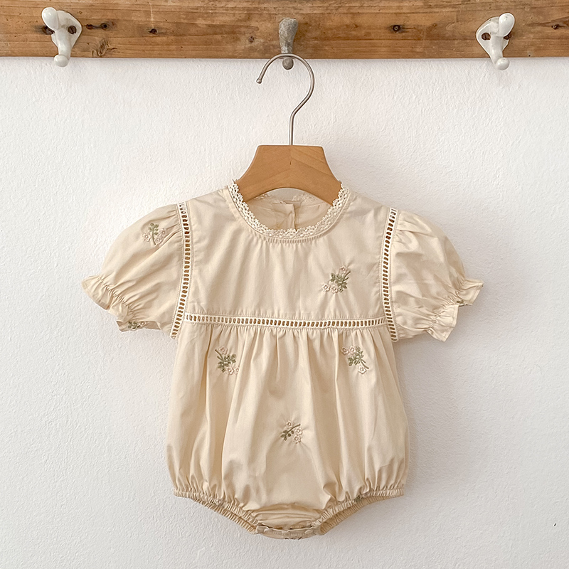 Baby Nursery Embroidery - 0-24M Baby Rompers Embroidery Newborn Baby