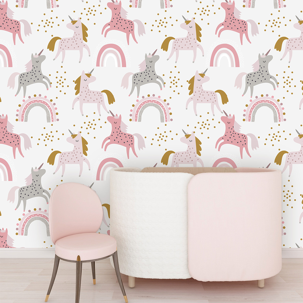 Nursery Wallpaper Baby Girl Bo - Baby Nursery Wallpaper Girl 评论和价格