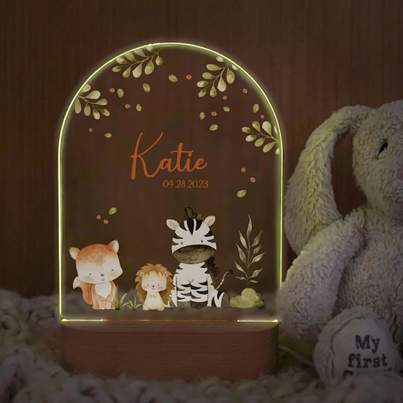 Custom Name Baby Night Light P - Baby Nursery Light 评论和价格