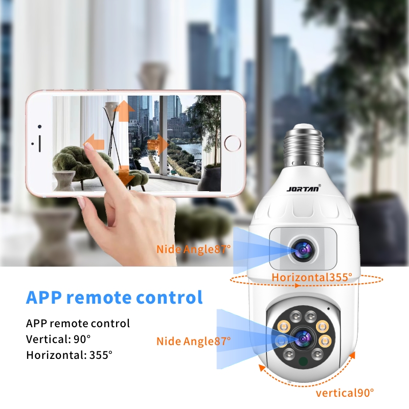 4MP Bulb E27 Dual Lens 360 Ind - Baby Monitor Split Screen 评论和价格