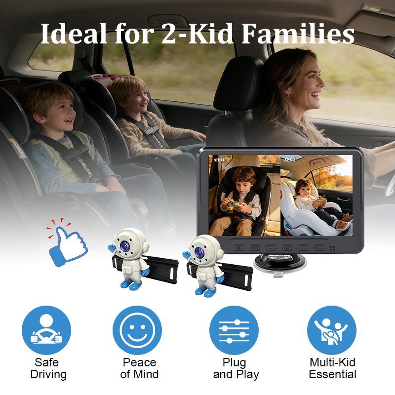 Plug & Play Baby Car Camera fo - Baby Monitor Split Screen 评论和价格