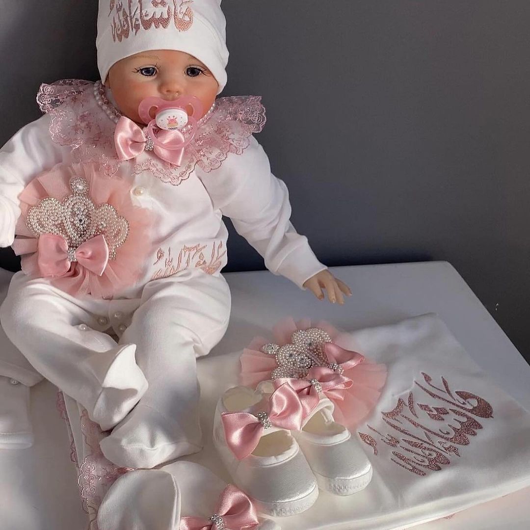 Dollbling 5pcs Newborn Welcome - Baby Nursery Embroidery 评论和价格