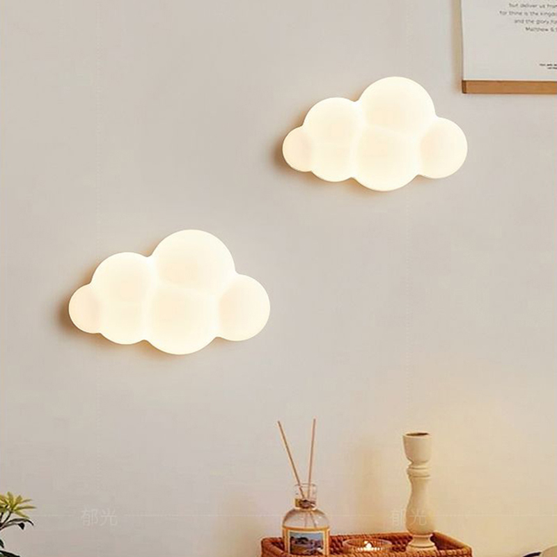 White Cloud Wall Lamps for Chi - Baby Nursery Light 评论和价格