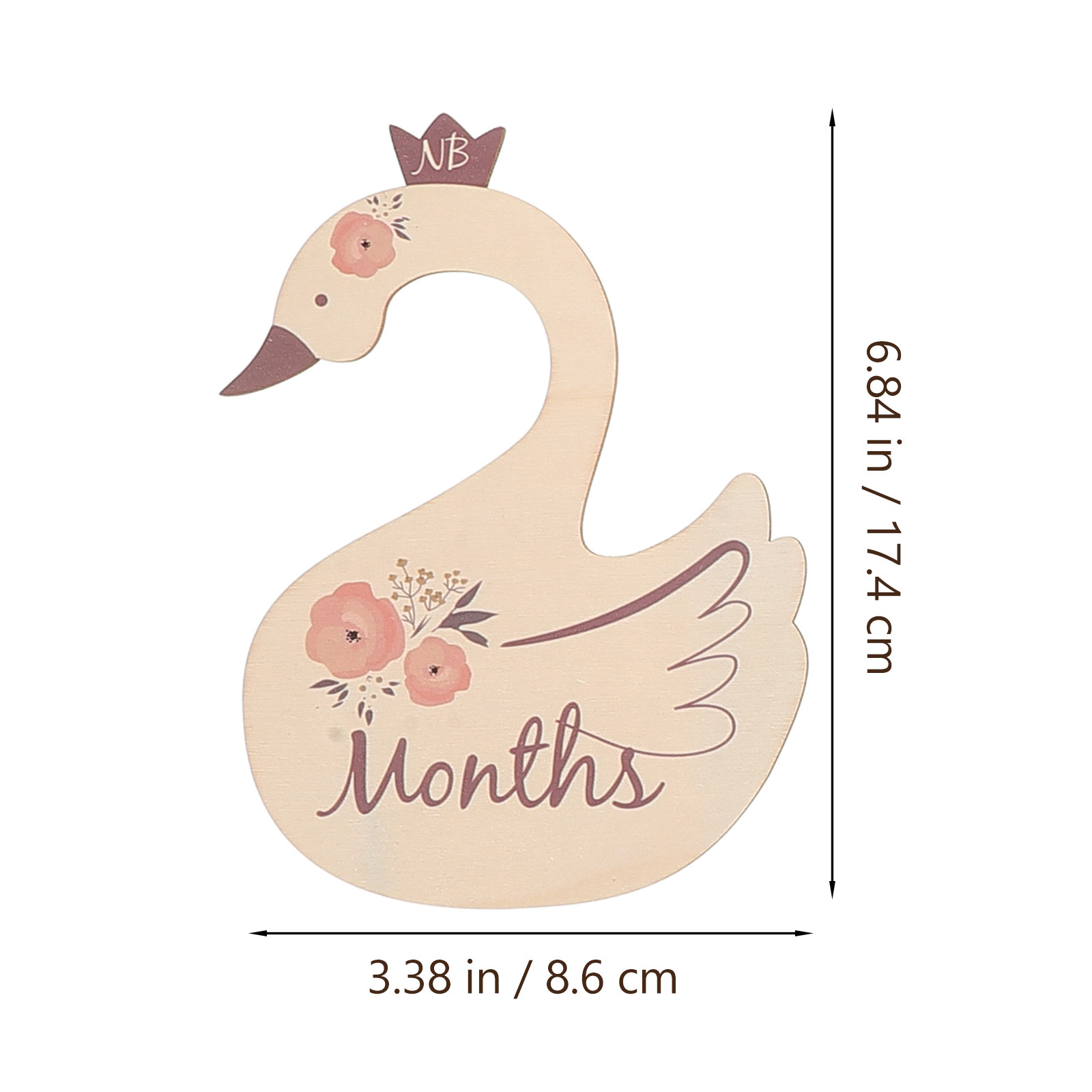 7Pcs Wooden Swan Closet Divide - Closet Organizer Baby 评论和价格
