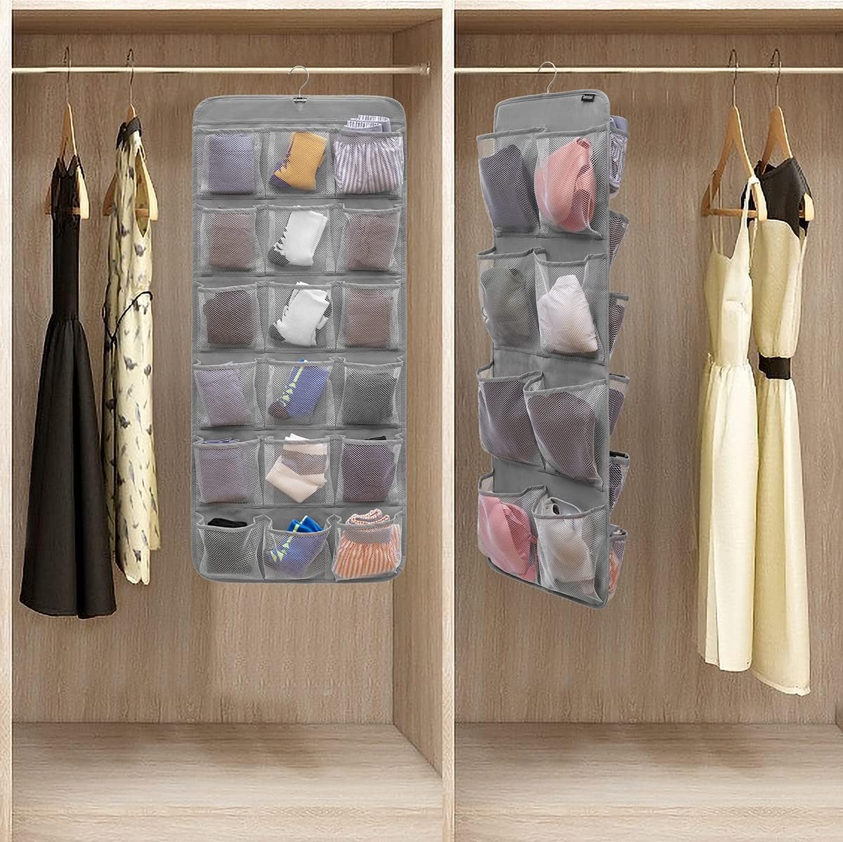 Dual-Sided Hanging Closet Orga - Closet Organizer Baby 评论和价格