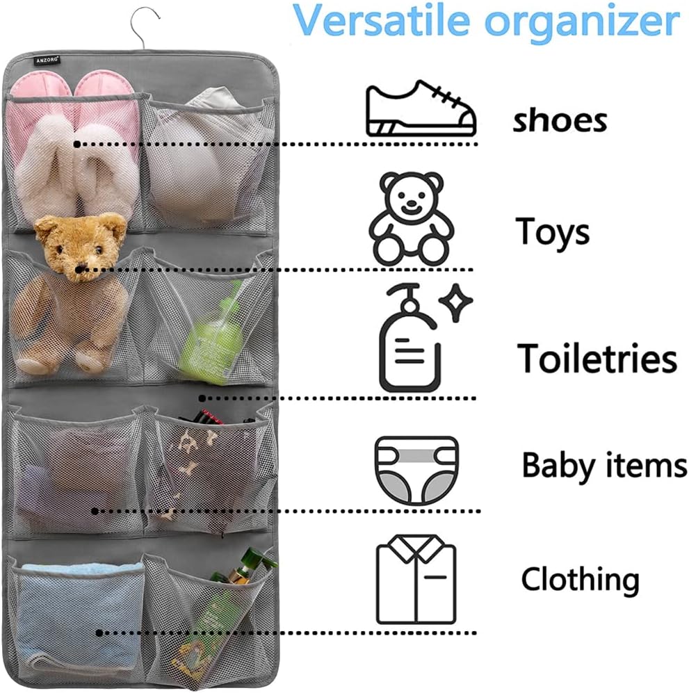 Dual-Sided Hanging Closet Orga - Closet Organizer Baby 评论和价格
