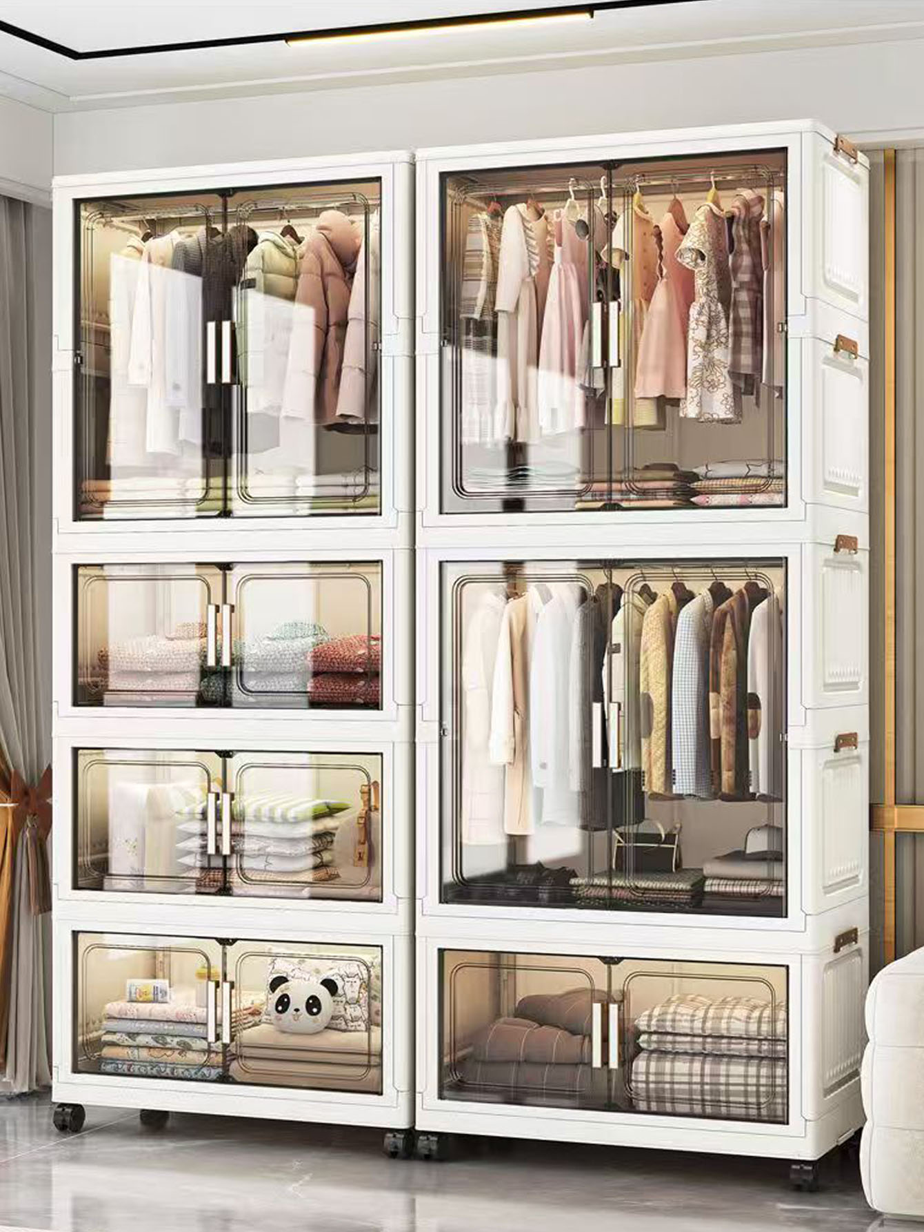 Thickened Multi-Layer Plastic  - Closet Organizer Baby 评论和价格
