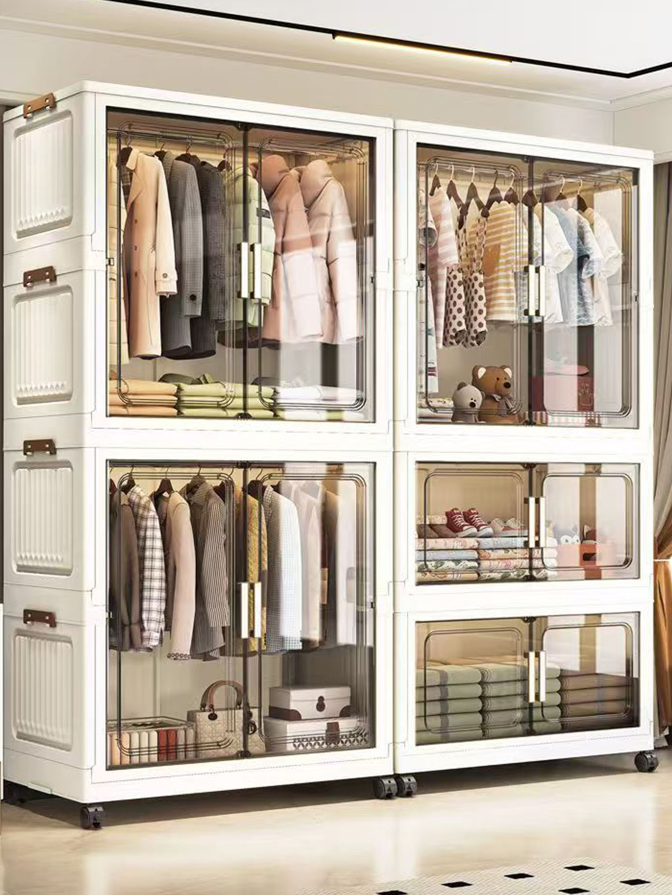 Thickened Multi-Layer Plastic  - Closet Organizer Baby 评论和价格