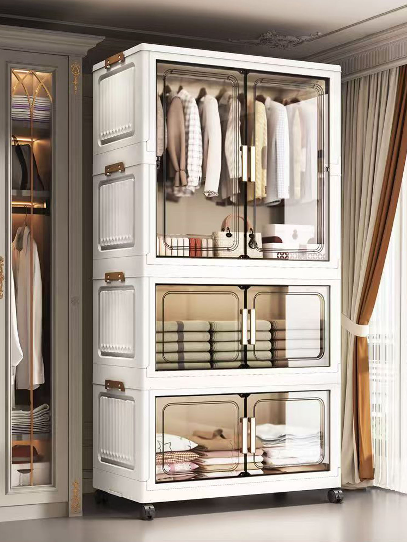 Thickened Multi-Layer Plastic  - Closet Organizer Baby 评论和价格