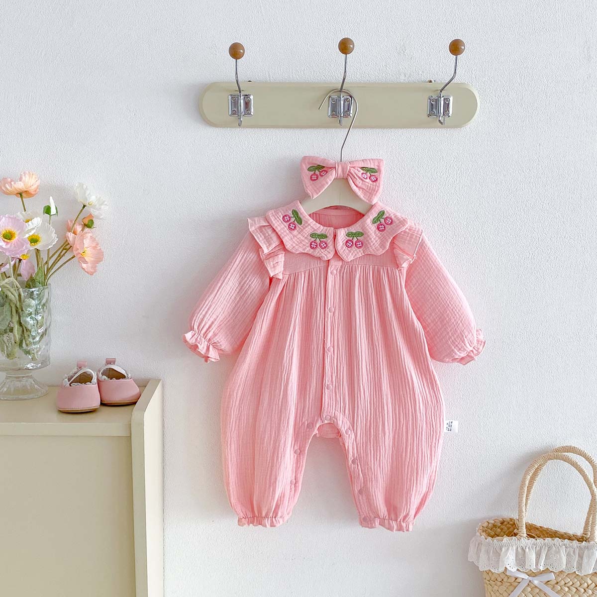 Newborn Baby Girls Spring Autu - Baby Nursery Embroidery 评论和价格