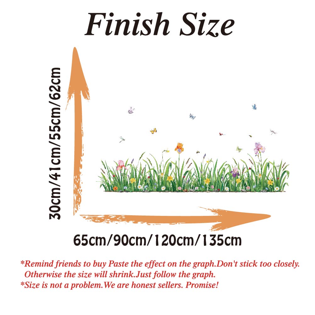 Green Grass Flowers Borader Wa - Baby Nursery Plants 评论和价格