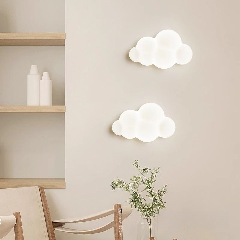 White Cloud Wall Lights Childr - Baby Nursery Light 评论和价格