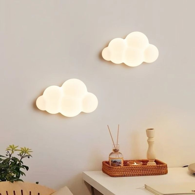 White Cloud Wall Lights Childr - Baby Nursery Light 评论和价格