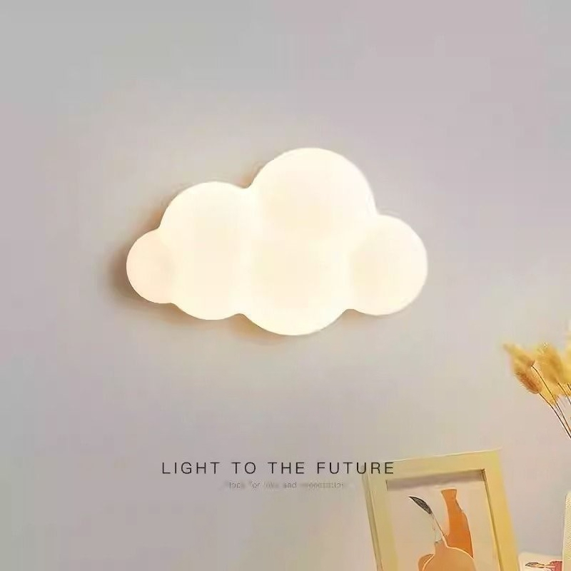 White Cloud Wall Lights Childr - Baby Nursery Light 评论和价格
