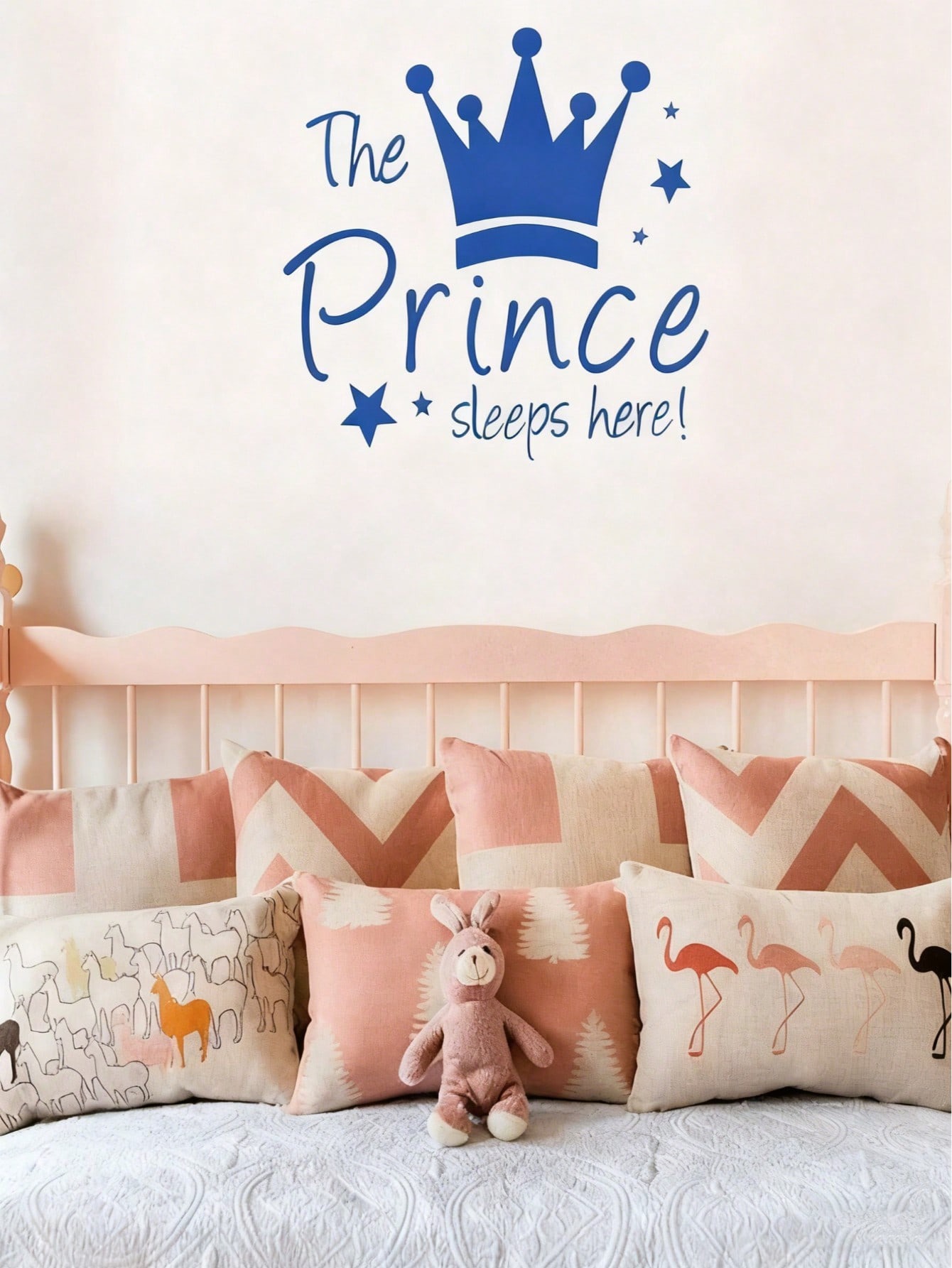 Removable Princess Crown Wall  - Baby Nursery Wallpaper Girl 评论和价格