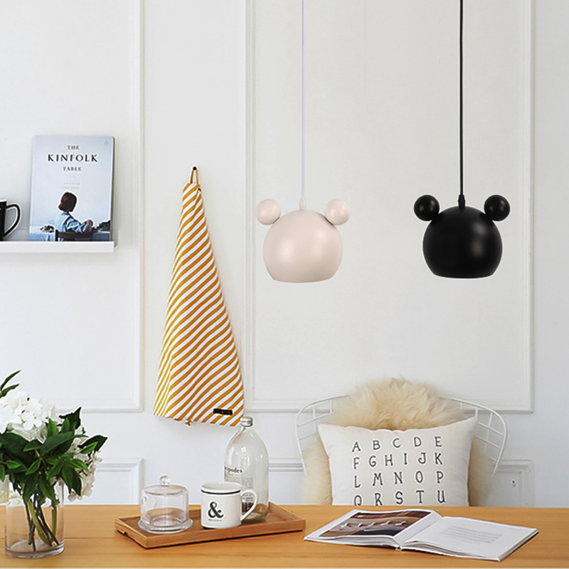 Modern Mickey Pendant Lights C - Baby Nursery Light 评论和价格