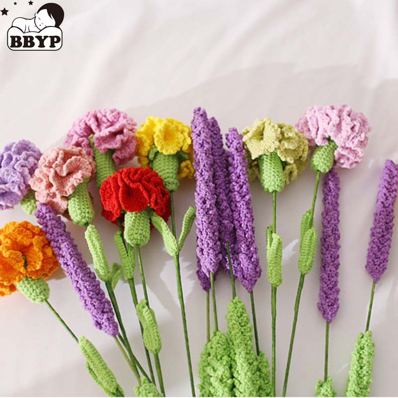 Handmade Crocheted Yarn Rose H - Baby Nursery Plants 评论和价格