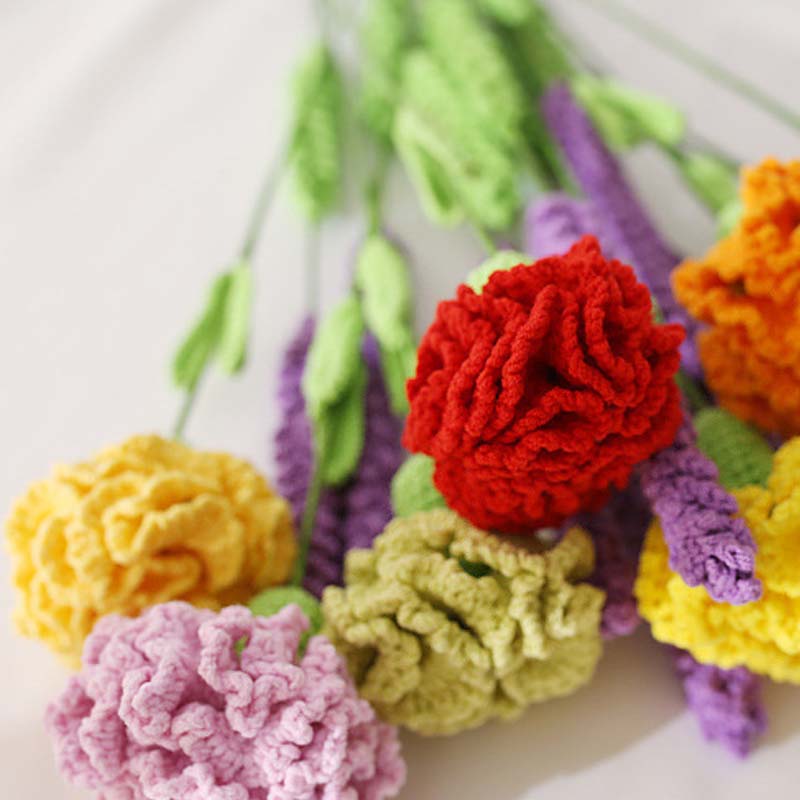 Handmade Crocheted Yarn Rose H - Baby Nursery Plants 评论和价格