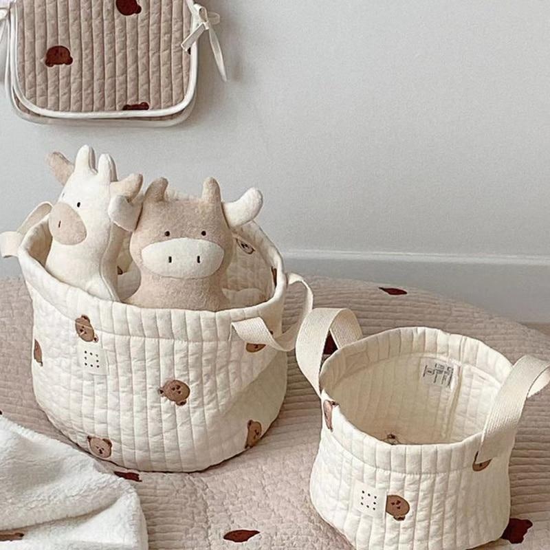 Cute Bear Embroidery Diaper Ba - Closet Organizer Baby 评论和价格