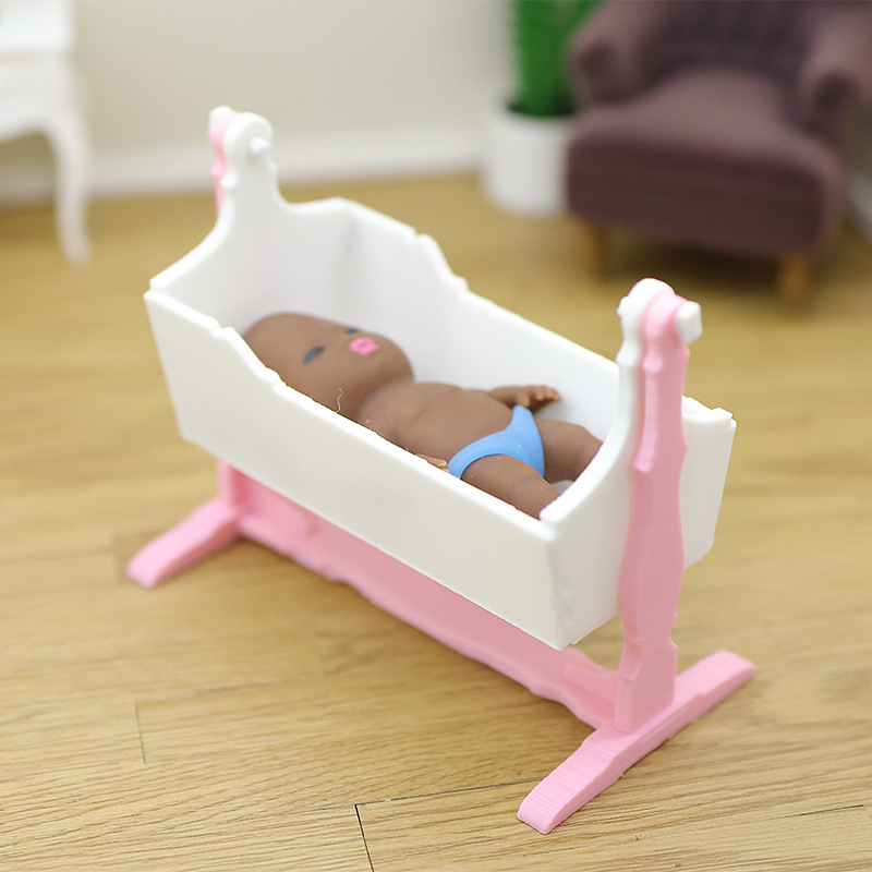 Mini Baby Cradle Rocking Bed M - Baby Nursery Layout 评论和价格