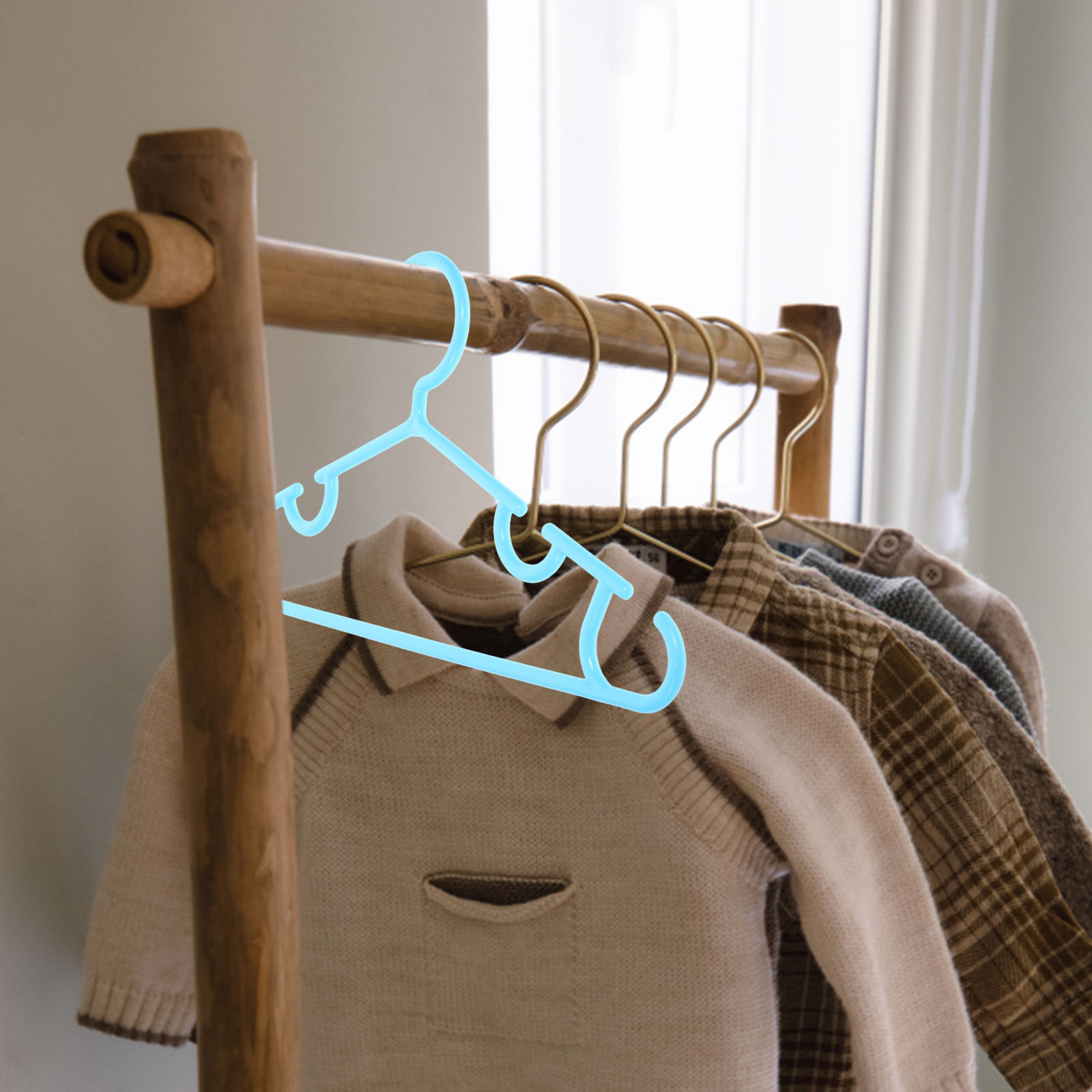 10Pcs Heavy Duty Baby Hangers  - Closet Organizer Baby 评论和价格