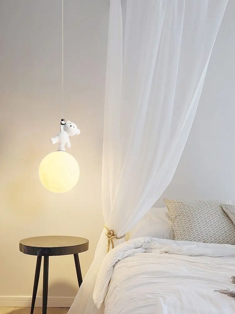 Bear Lamp Cartoon Nursery Beds - Baby Nursery Light 评论和价格