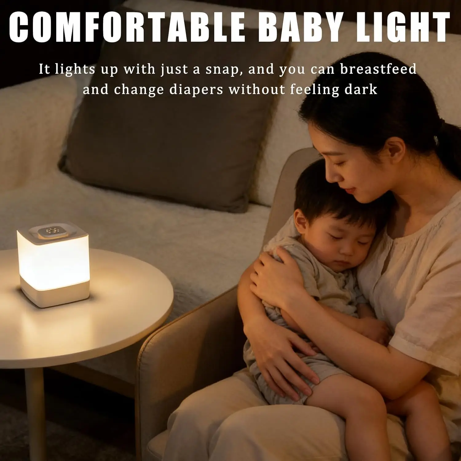 LED Night Light Bedside Lamp,T - Baby Nursery Light 评论和价格