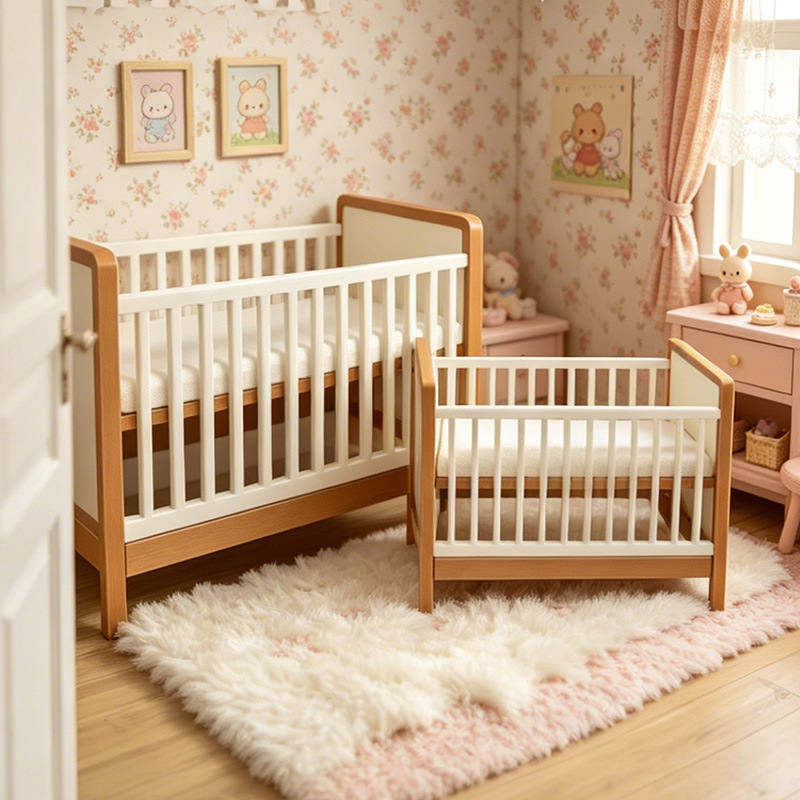 Mini plastic Baby Crib, Dollho - Baby Nursery Layout 评论和价格