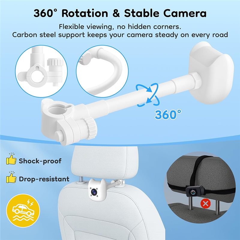 Strict For Carseat Compatible  - Baby Monitor Split Screen 评论和价格