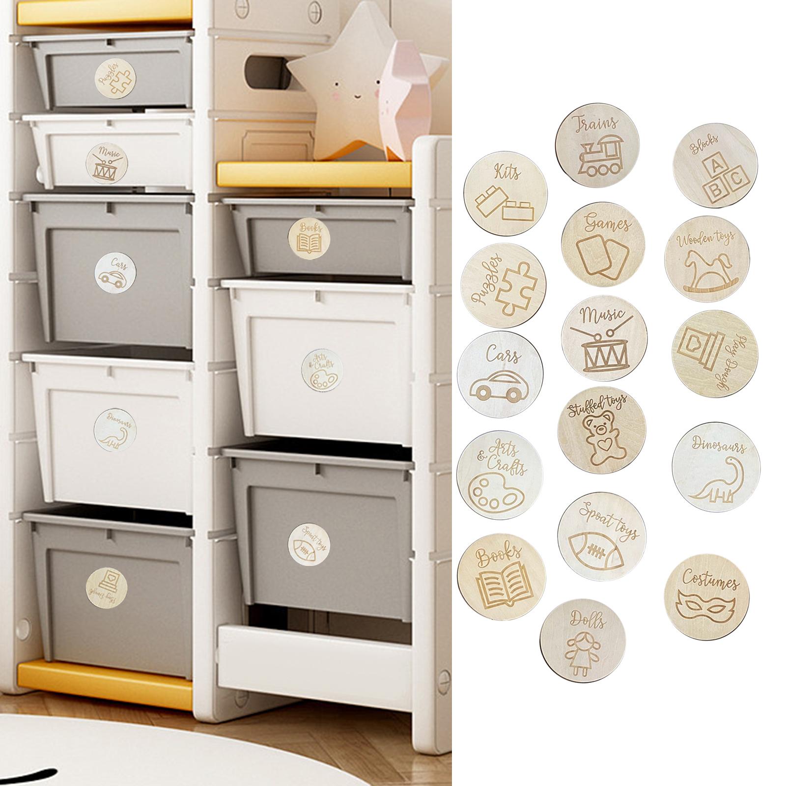 Wooden Storage Tags Baby Nurse - Baby Nursery Bundles 评论和价格