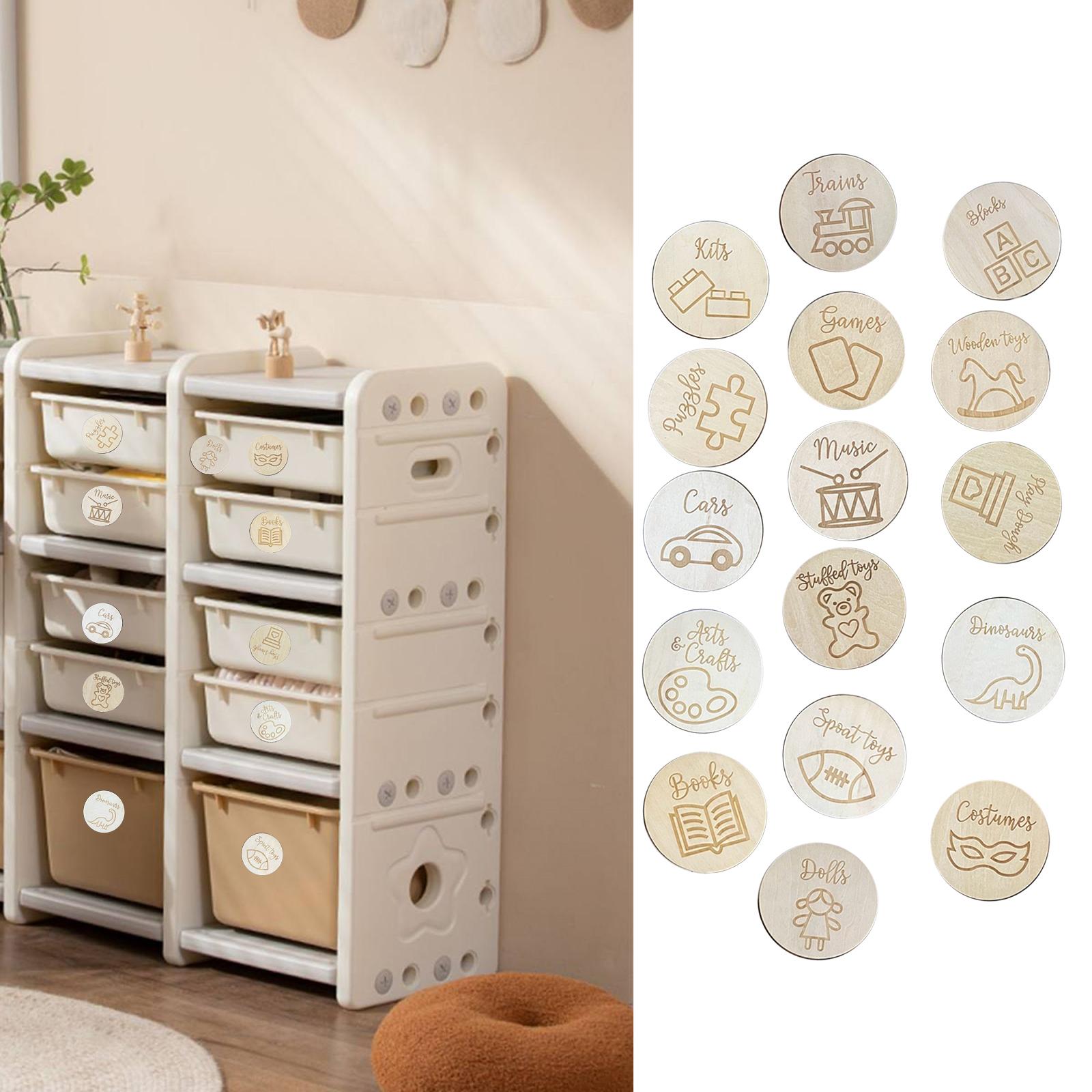 Wooden Storage Tags Baby Nurse - Baby Nursery Bundles 评论和价格