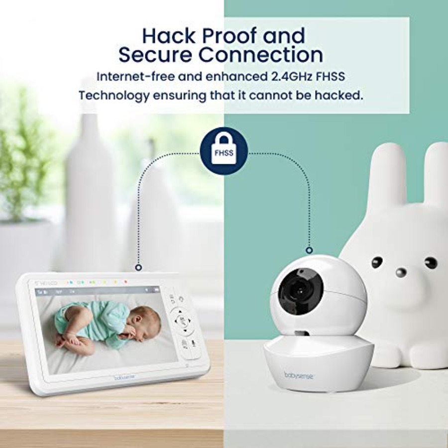 Baby monitor for nursery use,  - Baby Monitor Split Screen 评论和价格