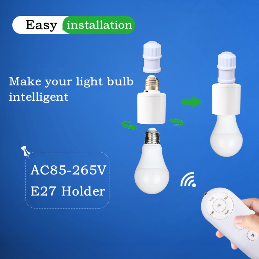 E27 60W Wireless Remote Contro - Baby Nursery Light 评论和价格