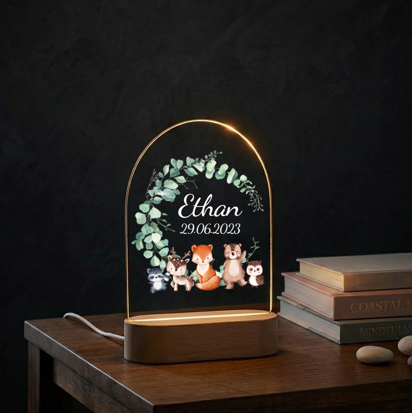 Personalized Baby Night Light  - Baby Nursery Light 评论和价格